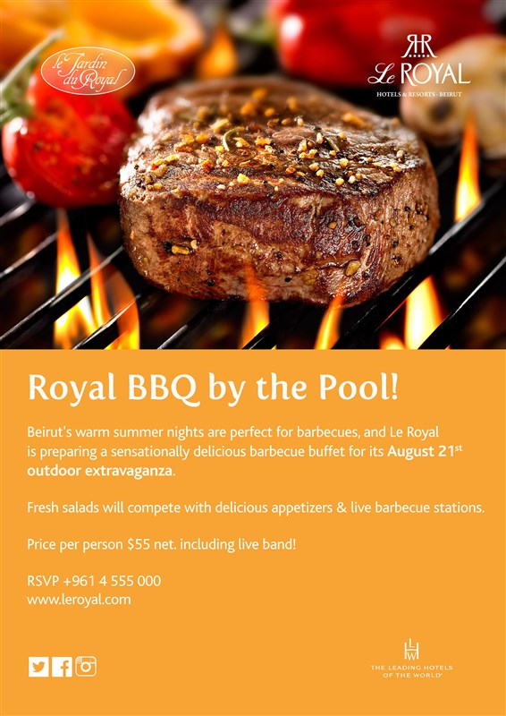 Royal BBQ By the Pool